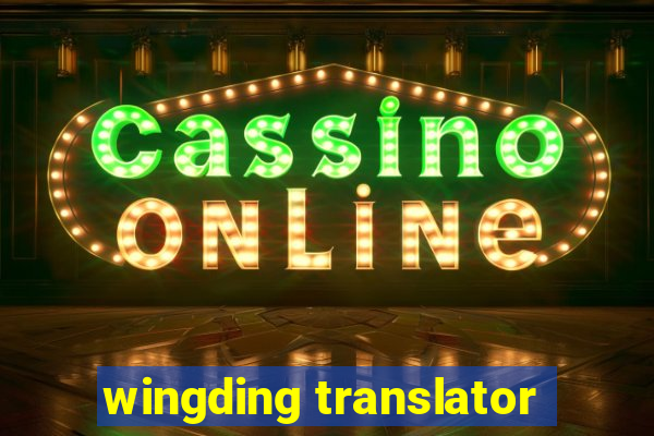 wingding translator